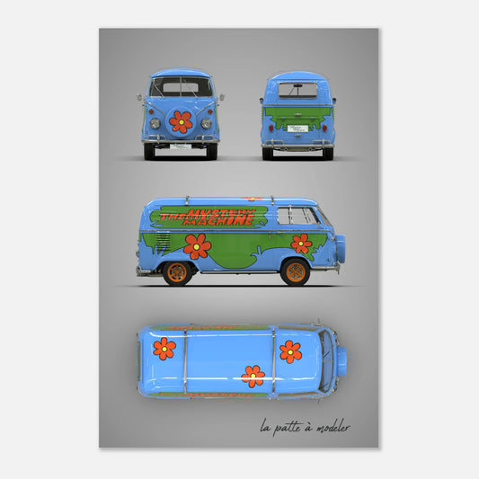 art, poster, aluminium print, wall art, automotive, gift, blueprint, car enthusiast, vintage car, classic car, motorcycle, race car, rally car, home decor