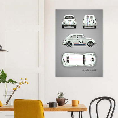 art, poster, aluminium print, wall art, automotive, gift, blueprint, car enthusiast, vintage car, classic car, motorcycle, race car, rally car, home decor