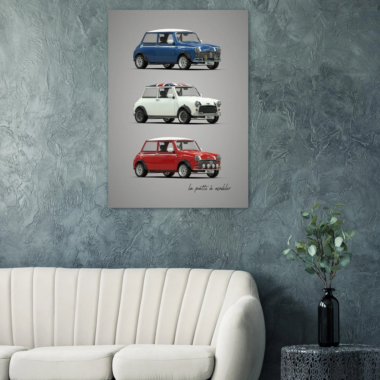 British Classic Car Poster - Compact Icon Art Print