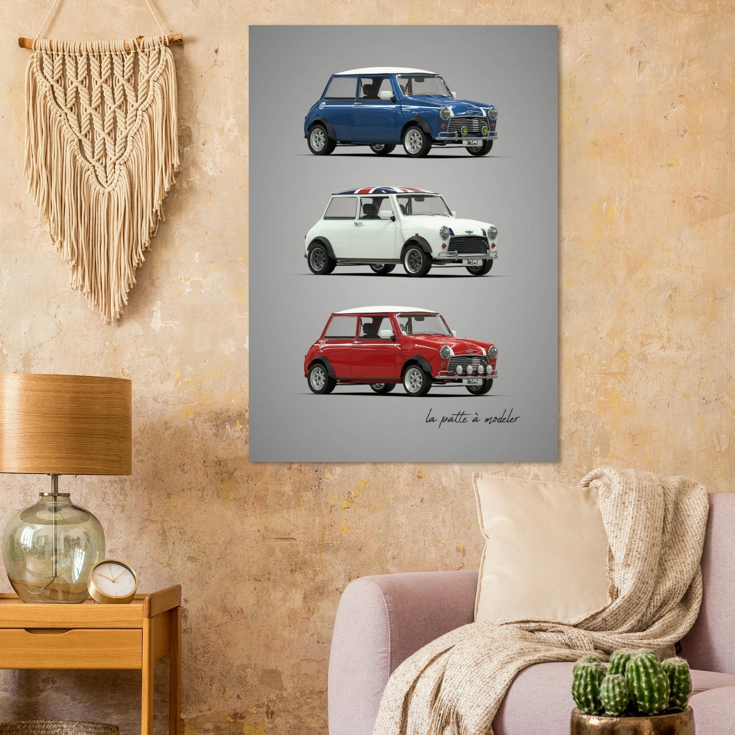 British Classic Car Poster - Compact Icon Art Print