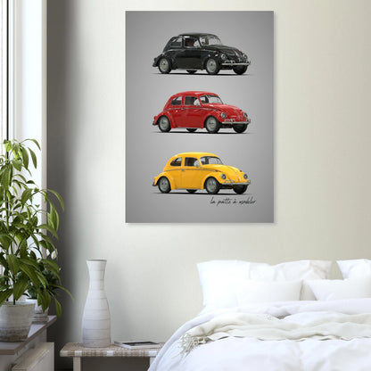 German Classic Car Aluminum Print - Vintage Heritage Art