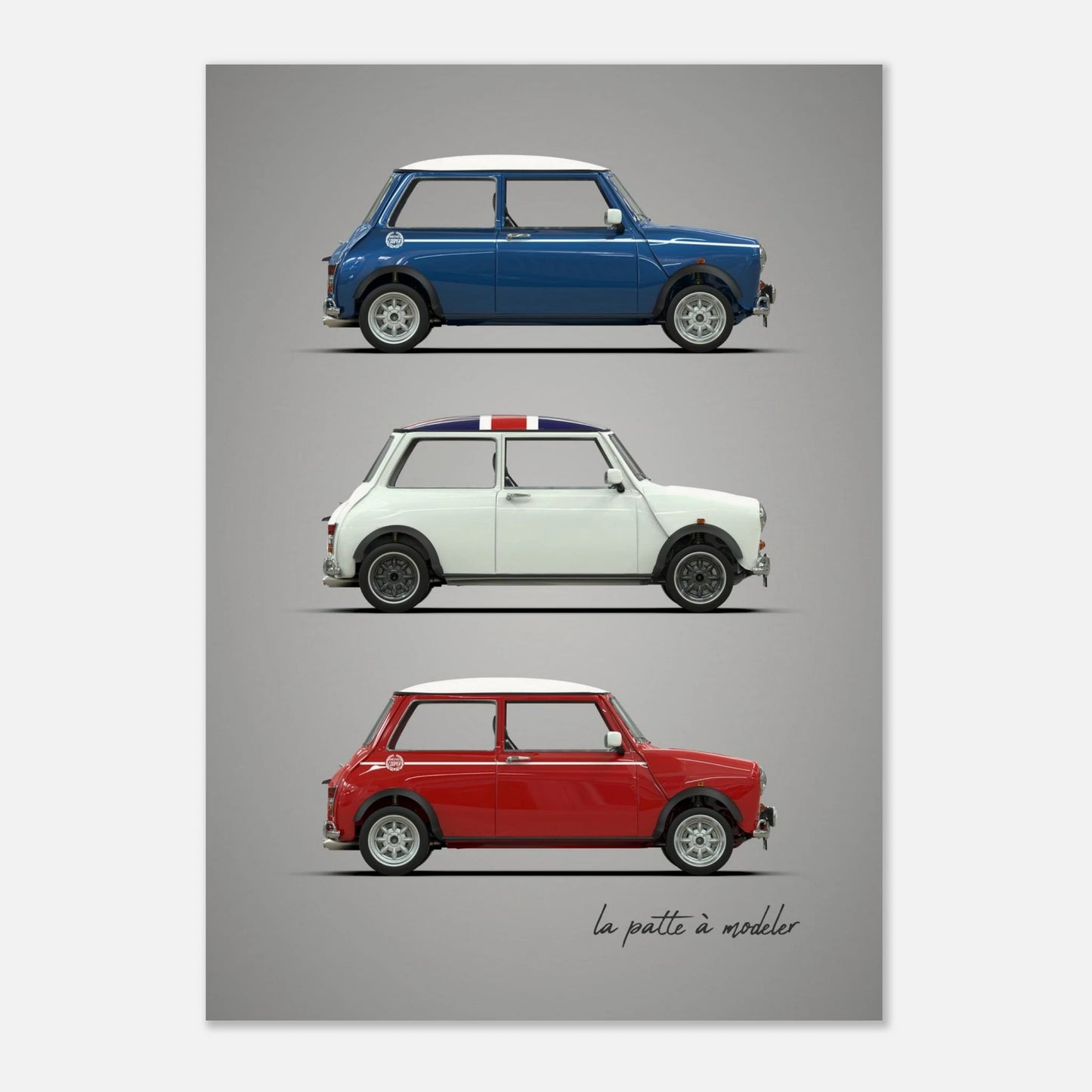 British Classic Icon Poster - Vintage Car Art Print