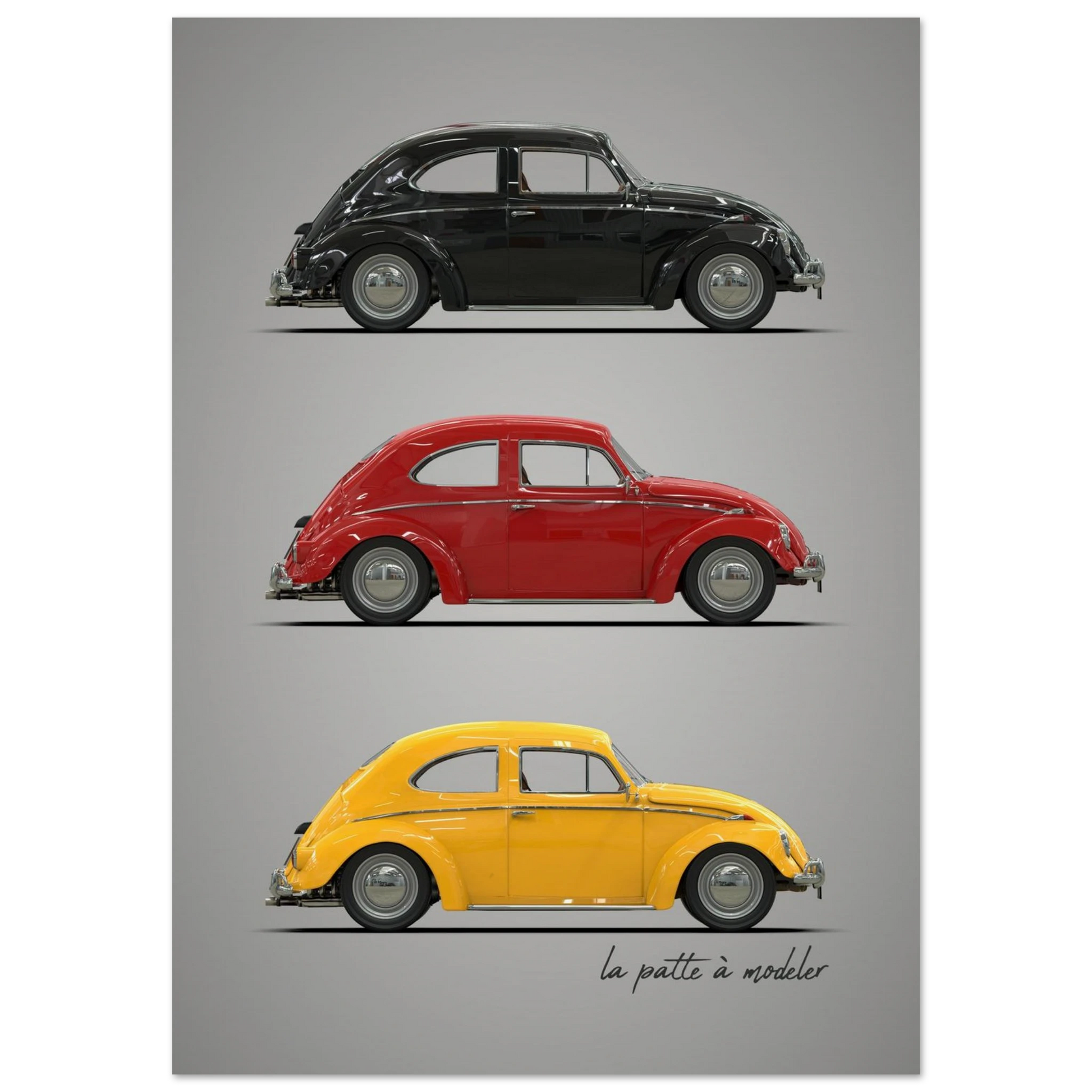 German Classic Car Poster - Vintage Icon Art Print